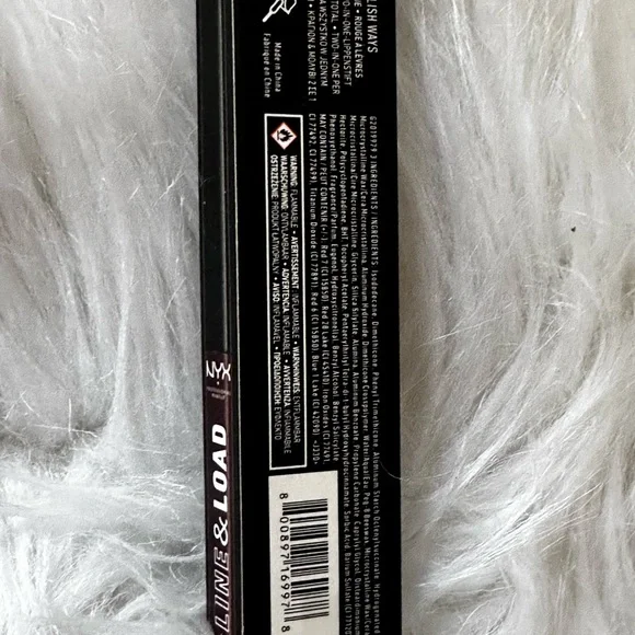 NIB NYX Line & Load Lipstick in Black Packaging‎ - Picture 3 of 3